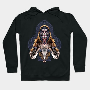 Great Dia De Los Muertos Illustration 3 Hoodie